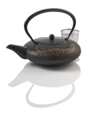 Teavana Imperial Dragon Cast Iron 44oz Teapot Yaveo